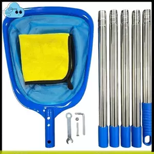 Lưới Skimmer lá nước sâu để làm sạch bể bơi Lưới Skimmer bằng thép không gỉ Bể bơi và ao cá Lưới làm sạch sâu