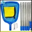 Lưới Skimmer lá nước sâu để làm sạch bể bơi Lưới Skimmer bằng thép không gỉ Bể bơi và ao cá Lưới làm sạch sâu