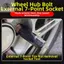 16 5mm 7 điểm Ổ cắm ngôi sao Lug Nut Công cụ loại bỏ để bảo trì bánh xe ô tô