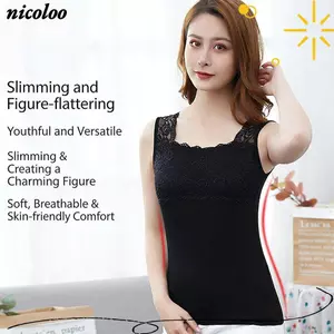 Áo Tank Mùa Hè NICOLOO, Áo Sơ Mi Cami Không Tay Ren, Áo Sơ Mi Mỏng Rời Thường Ngày Trang Bị Cho Nữ
