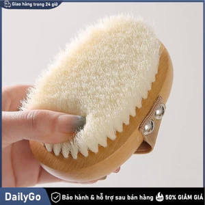Bàn Chải Tắm Massage - Cao Cấp Lông Mềm Mịn - Tẩy Da Chết Nhẹ, Thư Giãn Cho Da - Bàn Chải Tắm