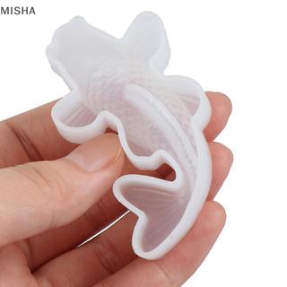 Misa 3D Luy Koi Cá Khuôn Silicon DIY Nhựa Đúc Nghệ Thuật Trang Sức Làm Thủ Công Epoxy Đẹp