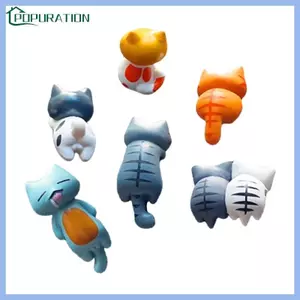 6Pcs Car Ornament Mini Kitten Decoration Interior Dashboard Kitten Ornament