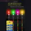 JUNYUE88US 2 Bộ Phao Câu Cá Dạ Quang, Đèn LED Điện Tử Xanh / Đỏ Phát Sáng Dính Trôi Đuôi LED Điện Tử, Điện Tử Dạ Quang CR311 Câu Cá Đêm Dụng Cụ Câu Cá Phát Sáng