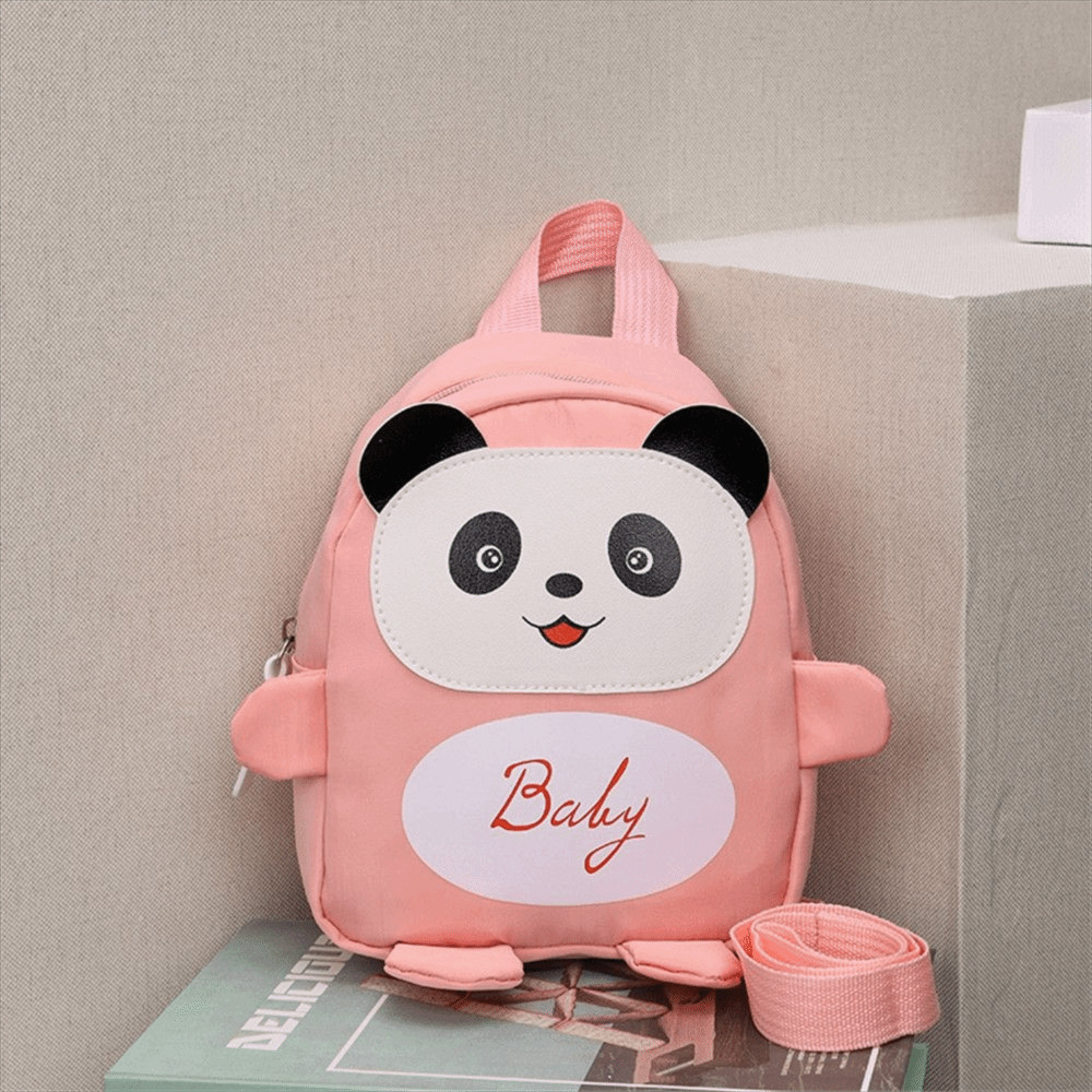 JIGK Mini Ba Lô Du Lịch Dễ Thương Tập Đi Mầm Non Trẻ Em Gấu Trúc Hoạt Hình