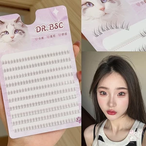 Lông mi giả cụm đơn lông tơ thực tế 4-6mm - Tìm kiếm tự nhiên để trang điểm hàng ngày