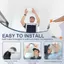 Điều hòa không khí mới Nắp lỗ treo tường Ống tròn Nắp trang trí Nắp lỗ thủy tinh Che khuyết điểm Chặn phích cắm