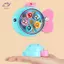 HFTOY Trò chơi bảng di động Đồ chơi câu cá Mini Clo Work Power Đồ chơi tương tác cần câu thực tế dành cho trẻ em Trẻ mới biết đi Quà tặng trẻ em ~
