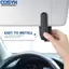 <cosyh>2 Pack Magnetic Sunglasses Holder for Car Sun Visor Soft Leather Clip Organizer