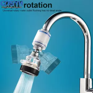 <cosyh>Effortless Cleaning with 360 Degree Rotatable Filtered Sink Faucet Shower