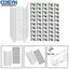 <cosyh>Glass Pane Accessories Long-lasting Performance Reliable Hold Glass Panel Clips