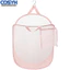 <cosyh>Foldable Laundry Hamper Breathable Mesh Fabric Easy Collapse Structure