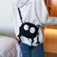 E-WOITD Thời Trang Mới Mắt To Vải Túi Đeo Vai Bé Gái Bánh Dễ Thương Túi Messenger Trẻ Em Nữ Ví Đựng Tiền Xu Mini Đeo Ngang Túi Xách E-WOITD