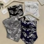 YICA Áo ống quây, Thêu bướm sequin Slim Fit Sequin Crop Top, Áo ngực tích hợp viền không đều thoáng khí cho nữ Áo Vest Bandeau mặc mùa hè