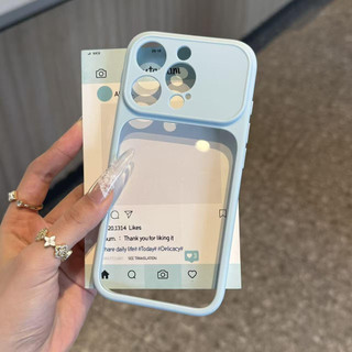 Sợi mềm acrylic cạnh mềm thích hợp cho vỏ điện thoại iPhone 17 Promax 16 / 15 / 14 / 13 cá tính 12 bộ 11