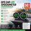 Ô Tô GPS HUD ĐẦU HIỂN THỊ Đồng Hồ Tốc Độ Kỹ Thuật Số MPH KMH Có Thể Chuyển Đổi QC3 0 Sạc Nhanh Cắm Chơi Đa Năng Cho Ô Tô Xe Tải SUV Thuyền Phụ Kiện Lái Xe Máy