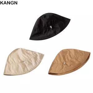 KANGN Mũ ngư dân vành rộng, Mũ lưu vực dây rút thoáng khí chống nắng, Mũ Panama Nhanh khô chống tia cực tím Mũ đi biển có thể điều chỉnh Unisex