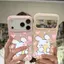 Thỏ Mềm Dâu Cốc Thích hợp iPhone 17p trường hợp điện choại 16/1511/12 mới 13 dễ chươm 14