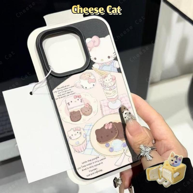 cho Kitty Ốp điện thoại Bánh ngọt cho iPhone 13 14 15 12 11 16 17 Pro Max 17 Air Xs Max XR X 7 8 Plus
