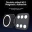 MAGNETIC XE ĐIỆN THOẠI MOUNT Siêu Mỏng Có Thể Gập Lại Góc Có Thể Điều Chỉnh Hấp Thụ Từ Tính Mạnh Giá Đỡ Định Vị Ổn Định Giá Đỡ Điện Thoại Xe Đa Năng Phụ Kiện Nội Thất