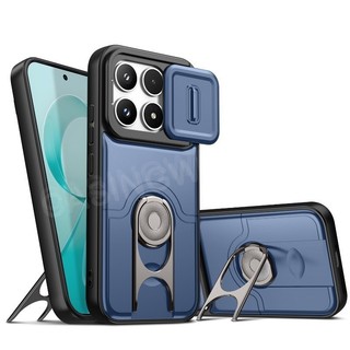 Ốp lưng Xiaomi 14T Pro 15T Pro 17T Pro 15 Ultra 5G 4G 360° Xoay Vòng Chân Đế Trượt Cửa Sổ Vỏ Điện Thoại Bảo Vệ Mặt Sau Chống Sốc