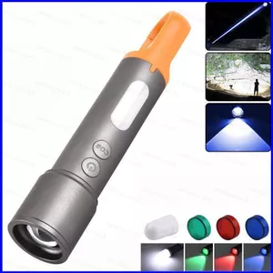 Đèn pin LED có thể sạc lại SQ3 với đèn bên COB Ống kính lọc nhiều màu Đèn pin chống nước di động QS3
