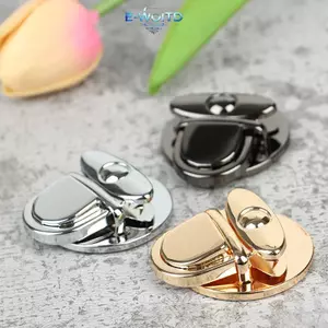 E-WOITD 2x Kim Loại Lo Túi Đựng Bule Khóa Cho Túi Xách Túi Đeo Vai Ví Phụ Kiện E-WOITD
