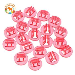 CANAMEK 20 Cái / lốc Đế Thẻ Nhựa Trong Suốt Cho Trò Chơi Board Thẻ Chủ Phụ Kiện Trò Chơi CSF