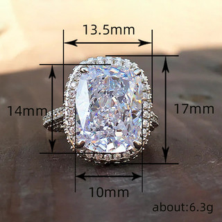 Nhẫn Zircon Bạc S925 Trang Sức Thời Trang Đơn Giản Quà Tặng Nữ Mặc Hàng Ngày