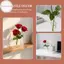 Bình hoa Houdou Frame - Bình Acrylic trong suốt cho hoa, Bình nghệ thuật hiện đại để trang trí nội thất, Bình trang trí cho máy tính để bàn Giá sách VN
