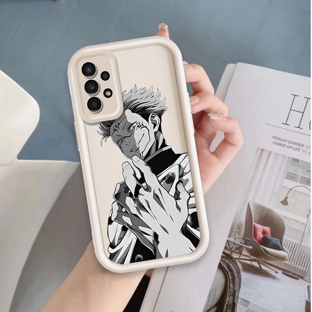 Ốp Lưng Cho Samsung A13 A23 A33 A32 A52 A52S 4G 5G Hoạt Hình Silicon Nghệ Thuật Mềm Ốp lưng TPU Jujutsu Kaisen Cool Boy Angel Eye Ốp Lưng Chống Sốc