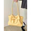 GC2 2026 Phong Cách Hàn Quốc PU Nơ Túi Đeo Vai Thời Trang Đa Năng Chất Lượng Cao Túi Tote Dung Tích Lớn CG2