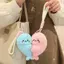 Móc khóa sang trọng PYCOU, Túi sang trọng từ tính Charm, Phim hoạt hình di động Hugging Seal Nam châm tủ lạnh