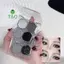 DIKALU 4 màu Punk y Matte Glitter Eyeshadow Palette Shimmer Eye Shadow Makeup Palette Cool Toned Grey Eye Palette [mới]