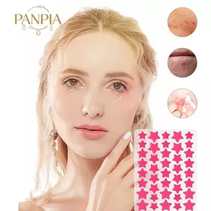 PNPIA- 200 / 400 Chiếc Đầy Màu Sắc Tổ Hợp Mụn Miếng Dán Hình Trái Tim Ngôi Sao Loại Pimple Stier PE Che Khuyết Điểm Mặt Mụn Dấu Bao Miếng Dán