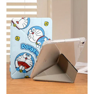 Ốp Lưng Doremon Cho iPad A16 Air 4/5/6/7/8 Pro 11 12.9 Y-fold Máy Tính Bảng cho iPad Gen 12 11 10 9 8 7 6 5 M4 M5