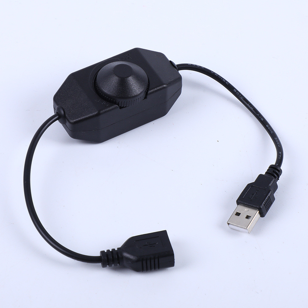 ZVOC LED Lời hứa trực tuyến Núm điều khiển LED Núm điều chỉnh độ sáng Monochrome Dải đèn Thanh đèn Giao diện USB 5V