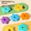 MỚI 1 Bộ Montessori Xoay Cầu Vồng Tháp Bé Staing Đồ Chơi Trẻ Em Phát Triển Kỹ Năng Vận Động Trò Chơi Quay Staing Đồ Chơi Quà Tặng Giáo Dục SKY