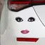 Ladyga Ladygaga Ladygaga Dán Ngộ nghĩnh Trừu Tượng Xe Dán Môi Đỏ Mắt Lớn Máy Tính Trang Trí Dán Xe Điện Dán 26.3.22