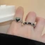 Nhẫn nữ hình trái tim zircon khí chất thời trang có thể điều chỉnh màu gradient