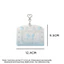 Giá đỡ Photocard 3 inch GUSTAVA, có nơ ruy băng & móc khóa Tấm bảo vệ thẻ ảnh chống nước, PVC bền bỉ Màn hình thẻ thần tượng Kpop trong suốt Đồ dùng học tập
