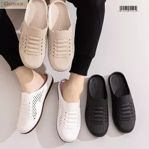 Dép nam OUSXA, Dép lưới nhẹ PVC, Dép sandal mùa hè chống trượt thoải mái Sử dụng hàng ngày