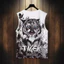 Mùa hè 2026 Y2K 3D Tiger In Áo Tank Không Tay, Mềm Mại Thoáng Khí Dạo Phố Áo Vest Nam Tập Gym