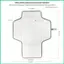 Thảm Thay Đổi Du Lịch Mini Thay Đổi Pad Có Gối Chống Thấm Nước Di Động Thay Đổi Thảm Tuyệt Vời Cho Bé sonlekvn