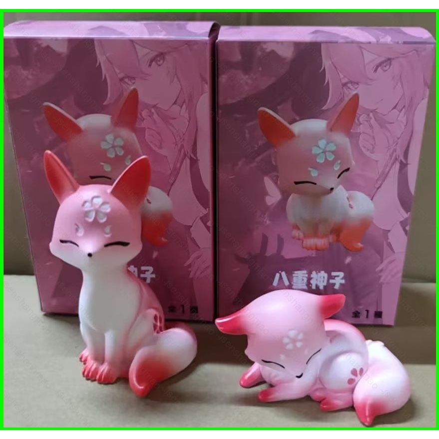 PS1 Genshin Impact Yae Miko Fox Nhân Vật Hành Động Teyvat Zoo Hồng Sakura Fox Mô Hình Búp Bê Đồ Chơi Cho Trẻ Em Quà Tặng Bộ Sưu Tập SP1