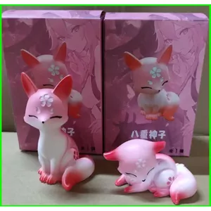 PS1 Genshin Impact Yae Miko Fox Nhân Vật Hành Động Teyvat Zoo Hồng Sakura Fox Mô Hình Búp Bê Đồ Chơi Cho Trẻ Em Quà Tặng Bộ Sưu Tập SP1