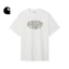 Hàng sẵn có Cặp đôi Top Unisex Hoạt hình chữ cái họa tiết logo dáng rộng 100% Cotton cao cấp Áo thun ngắn tay cổ tròn
