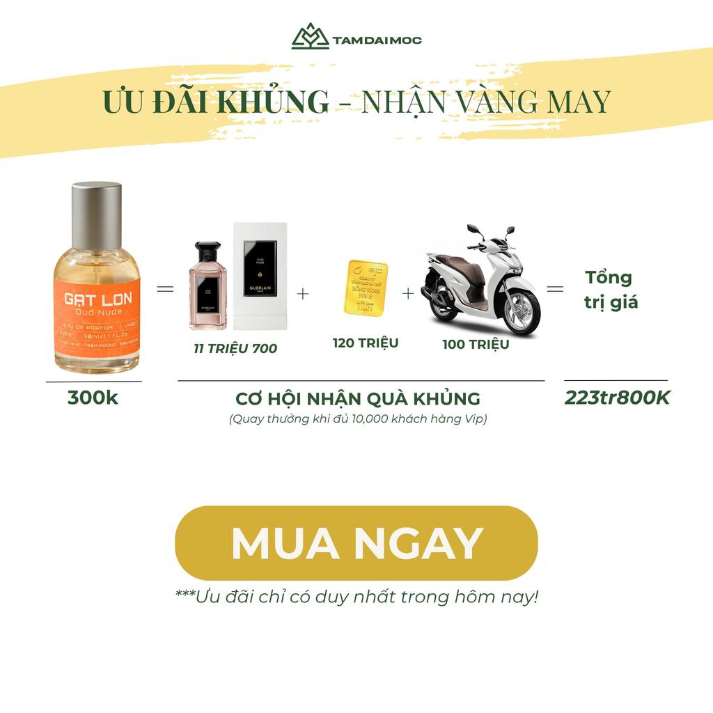 TAM ĐẠI MỘC Nước Hoa Unisex Oud Nude Hương Trầm Gỗ 30ml