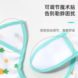 Du Lịch Ăn Có Thể Gập Lại Cho Bé Silicone Yếm Ghế Cao Sử Dụng Không Độc Hại Messy Eaters Chống Thấm Nước C8K8