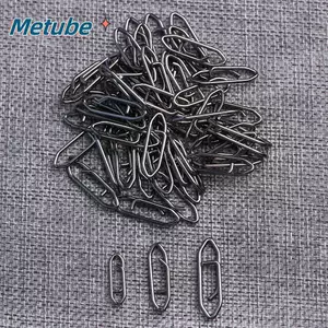METUBE 50 Chiếc Câu Cá Treo Snap Thép Không Gỉ Bền Nóng Di Động Kết Nối
